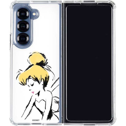 Disney Tinker Bell Dreamer Ink Art Galaxy Z Fold6 Clear Case