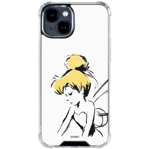 Disney Tinker Bell Dreamer Ink Art iPhone 15 Clear Case