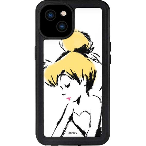 Disney Tinker Bell Dreamer Ink Art iPhone 15 Plus Waterproof Case