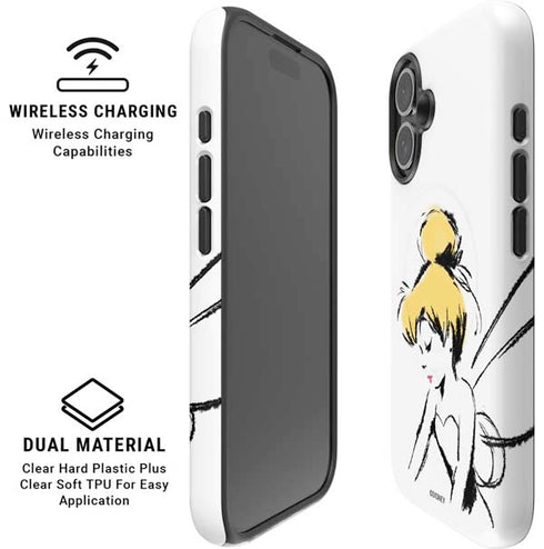 Disney Tinker Bell Dreamer Ink Art iPhone 16 Magsafe Impact Case