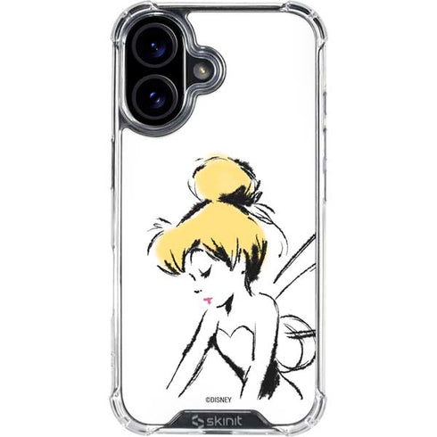 Disney Tinker Bell Dreamer Ink Art iPhone 16 Plus Clear Case