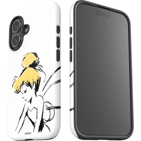Disney Tinker Bell Dreamer Ink Art iPhone 16 Plus Impact Case