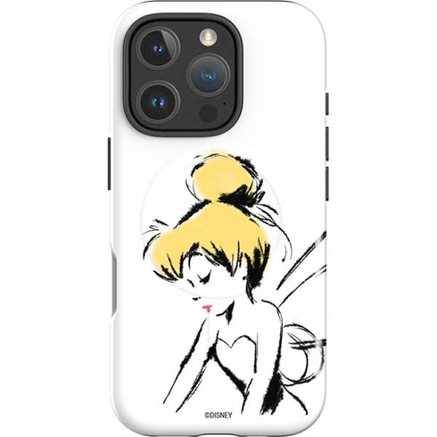Disney Tinker Bell Dreamer Ink Art iPhone 16 Pro Max Magsafe Impact Case