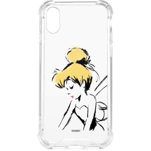 Disney Tinker Bell Dreamer Ink Art iPhone XS Clear Case