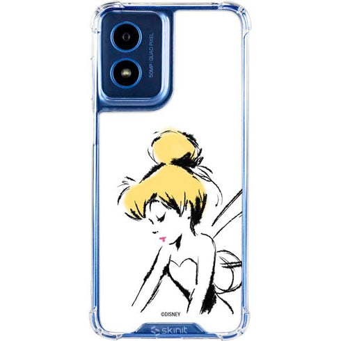 Disney Tinker Bell Dreamer Ink Art Moto G Play 4G (2024) Clear Case