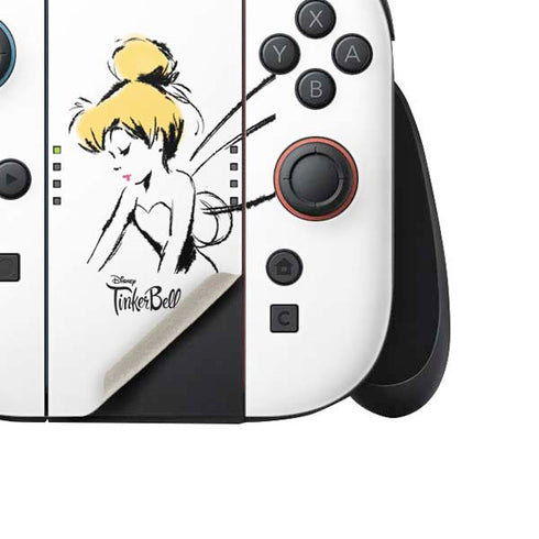 Disney Tinker Bell Dreamer Ink Art Nintendo Switch 2 (2025) Joy-Con Controller Skin