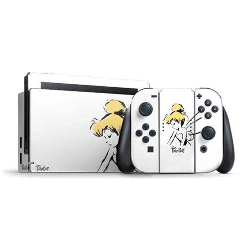 Disney Tinker Bell Dreamer Ink Art Nintendo Skins