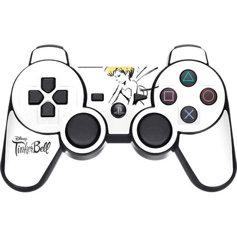 Disney Tinker Bell Dreamer Ink Art PS3 Dual Shock wireless controller Skin
