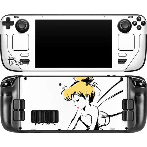 Disney Tinker Bell Dreamer Ink Art Steam Deck Handheld Gaming Computer OLED Skin