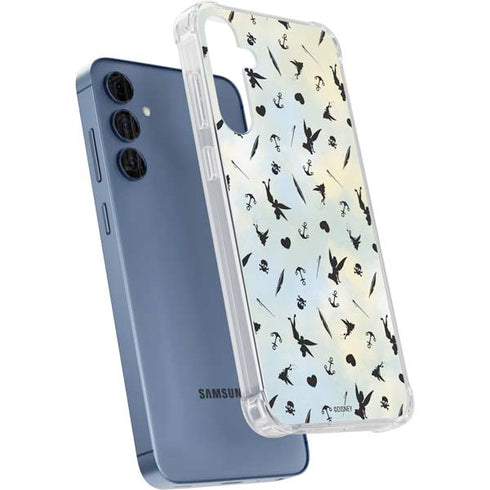 Disney Tinker Bell Fairy Size Pattern Galaxy A35 5G Clear Case