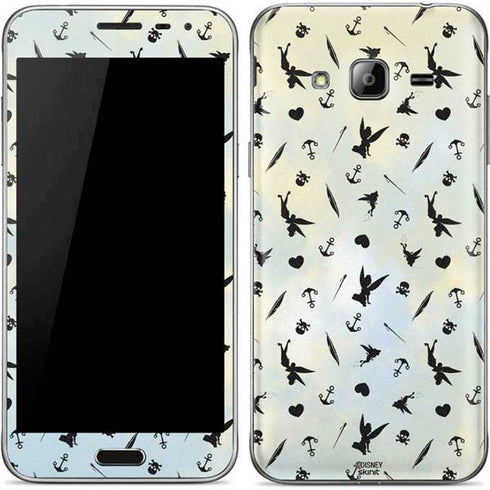 Disney Tinker Bell Fairy Size Pattern Galaxy J3 Skin