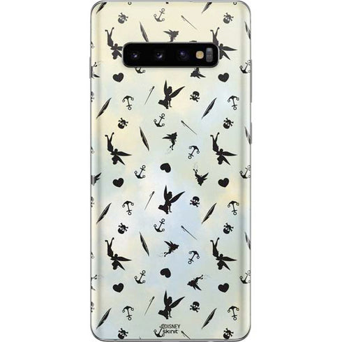 Disney Tinker Bell Fairy Size Pattern Galaxy S10 Plus Skin