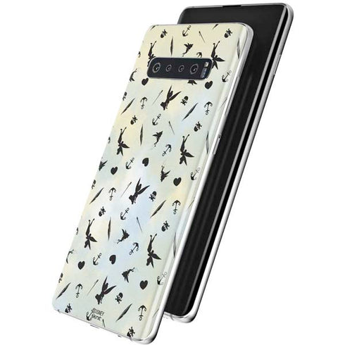 Disney Tinker Bell Fairy Size Pattern Galaxy S10 Plus Skin