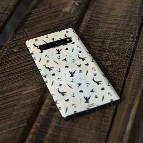 Disney Tinker Bell Fairy Size Pattern Galaxy S10 Plus Skin