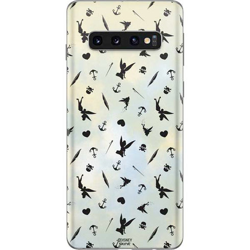 Disney Tinker Bell Fairy Size Pattern Galaxy S10 Skin