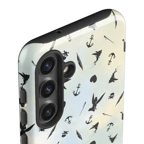 Disney Tinker Bell Fairy Size Pattern Galaxy S25 Plus Impact Case