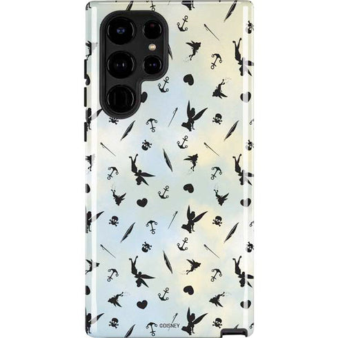 Disney Tinker Bell Fairy Size Pattern Galaxy S25 Ultra Impact Case