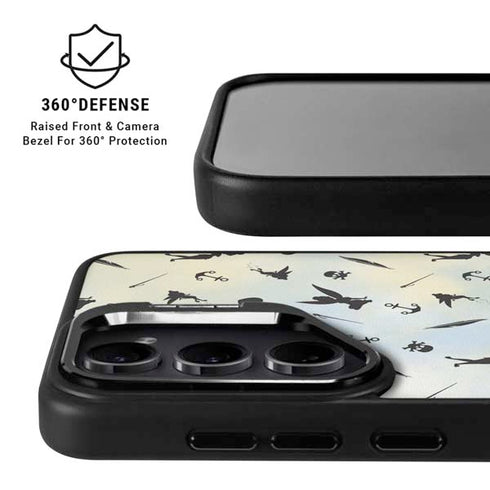 Disney Tinker Bell Fairy Size Pattern Galaxy S24 Ultra Kickstand Case