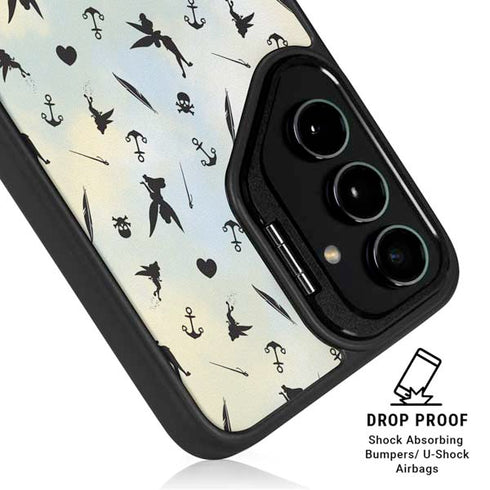 Disney Tinker Bell Fairy Size Pattern Galaxy S24 Ultra Kickstand Case