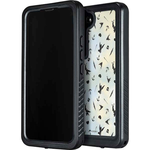 Disney Tinker Bell Fairy Size Pattern Galaxy S24 Waterproof Case
