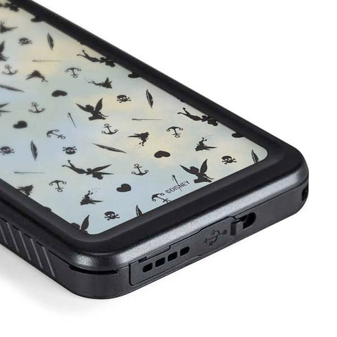Disney Tinker Bell Fairy Size Pattern Galaxy S24 Waterproof Case