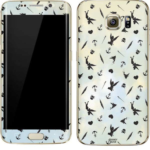 Disney Tinker Bell Fairy Size Pattern Galaxy S7 Edge Skin