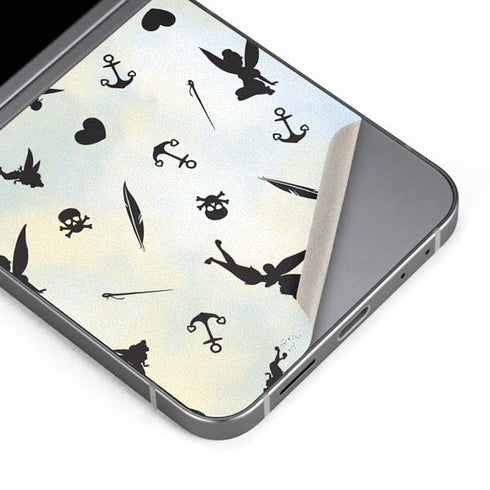 Disney Tinker Bell Fairy Size Pattern Galaxy Z Flip6 Skin