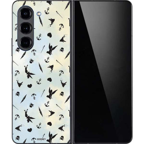 Disney Tinker Bell Fairy Size Pattern Galaxy Z Fold5 5G Skin