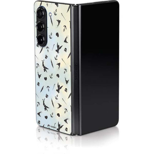 Disney Tinker Bell Fairy Size Pattern Galaxy Z Fold5 5G Skin