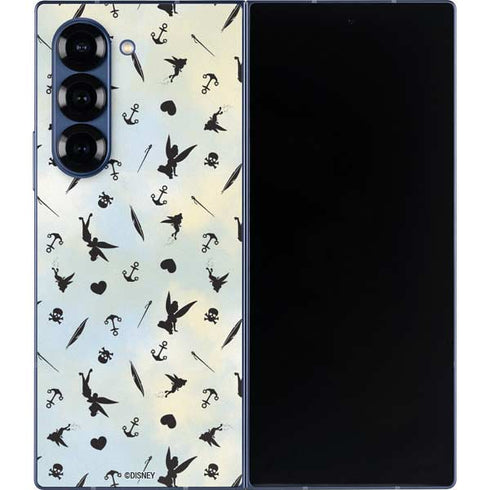 Disney Tinker Bell Fairy Size Pattern Galaxy Z Fold6 Skin