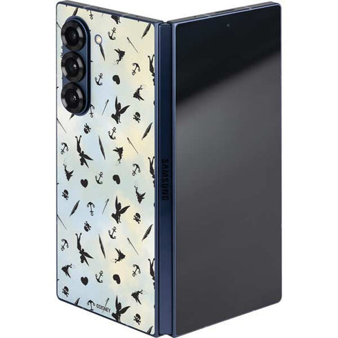 Disney Tinker Bell Fairy Size Pattern Galaxy Z Fold6 Skin