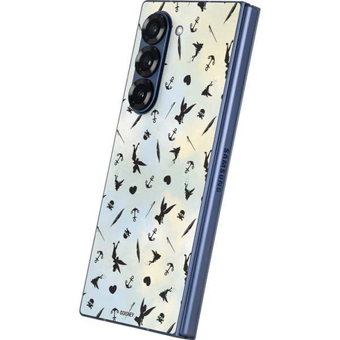 Disney Tinker Bell Fairy Size Pattern Galaxy Z Fold6 Skin