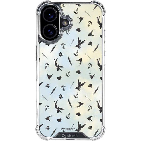 Disney Tinker Bell Fairy Size Pattern iPhone 16 Clear Case
