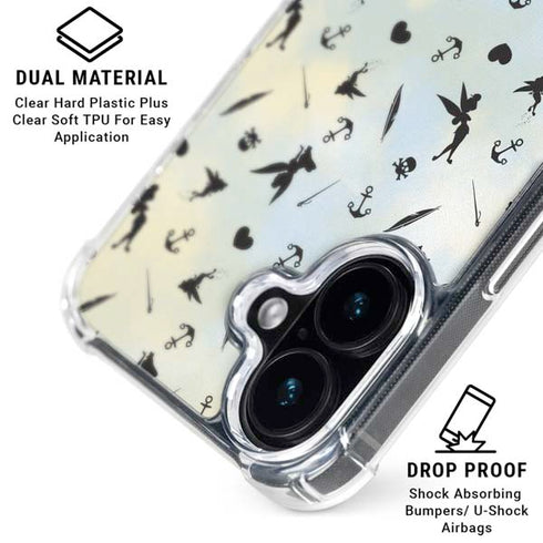 Disney Tinker Bell Fairy Size Pattern iPhone 16 MagSafe Case