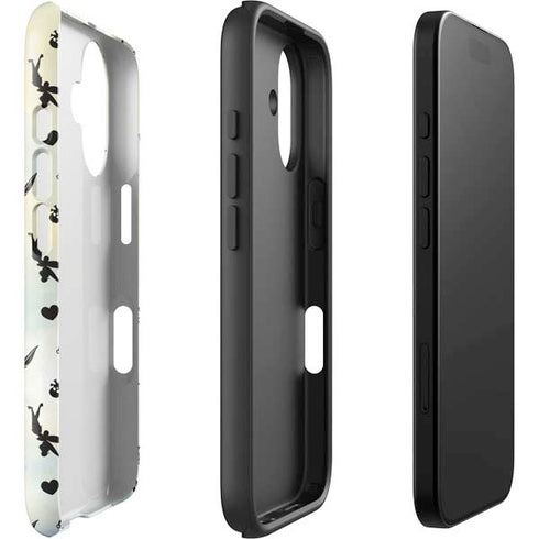 Disney Tinker Bell Fairy Size Pattern iPhone 16 Plus Impact Case
