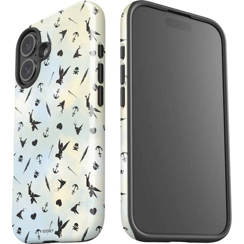 Disney Tinker Bell Fairy Size Pattern iPhone 16 Plus Impact Case