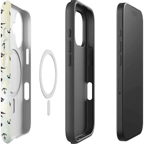 Disney Tinker Bell Fairy Size Pattern iPhone 16 Plus Magsafe Impact Case