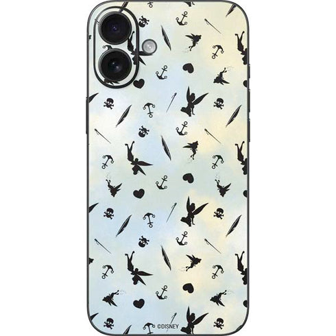 Disney Tinker Bell Fairy Size Pattern iPhone 16 Plus Skin