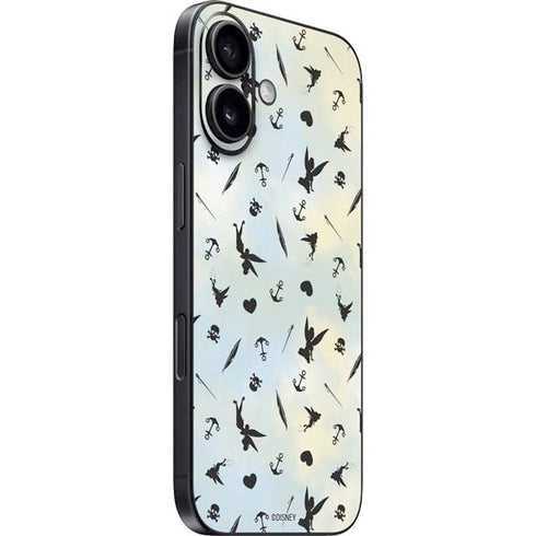 Disney Tinker Bell Fairy Size Pattern iPhone 16 Plus Skin