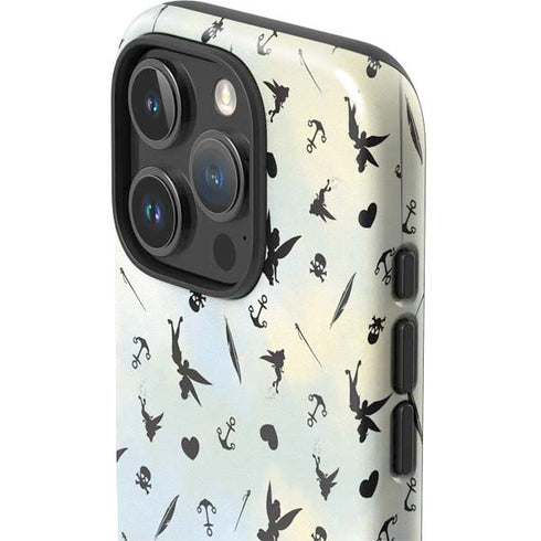 Disney Tinker Bell Fairy Size Pattern iPhone 16 Pro Max Impact Case