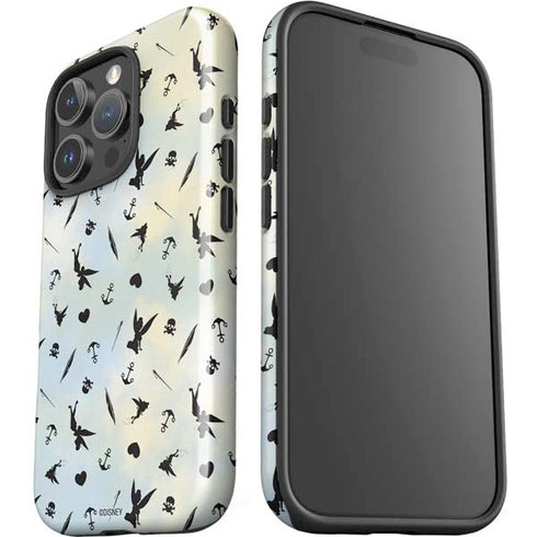 Disney Tinker Bell Fairy Size Pattern iPhone 16 Pro Max Impact Case