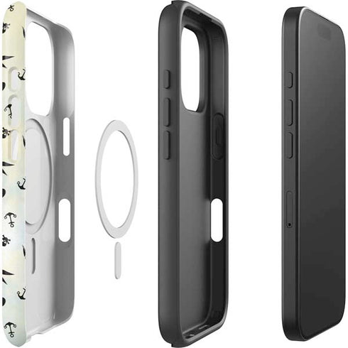 Disney Tinker Bell Fairy Size Pattern iPhone 16 Pro Max Magsafe Impact Case