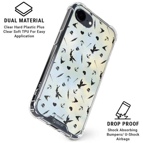 Disney Tinker Bell Fairy Size Pattern iPhone 16e Clear Case