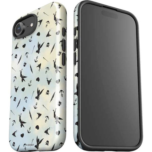 Disney Tinker Bell Fairy Size Pattern iPhone 16e Impact Case