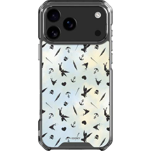 Disney Tinker Bell Fairy Size Pattern iPhone 18 Pro Max Clear Case