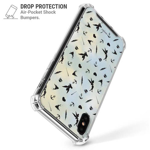 Disney Tinker Bell Fairy Size Pattern iPhone X/XS Clear Case