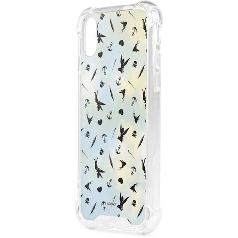 Disney Tinker Bell Fairy Size Pattern iPhone XS Clear Case