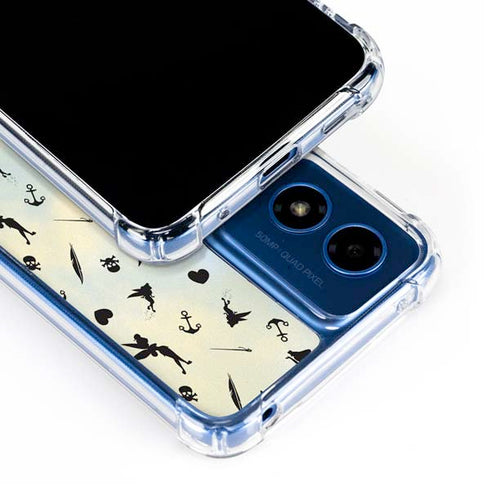 Disney Tinker Bell Fairy Size Pattern Moto G 5G (2024) Clear Case