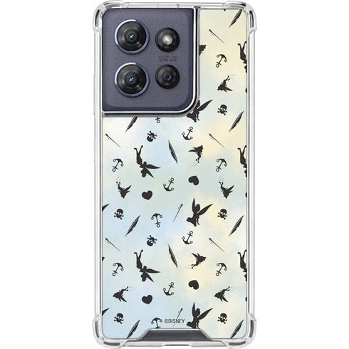 Disney Tinker Bell Fairy Size Pattern Moto G Play 5G (2025) Clear Case