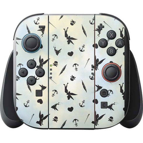 Disney Tinker Bell Fairy Size Pattern Nintendo Switch 2 (2025) with Joy-Con Skin